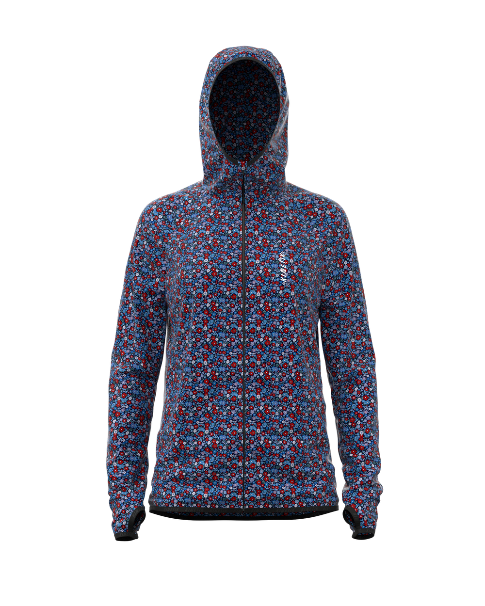JACKET WOMEN SPEKTRAIL FLORAL PROVENCE - Vestes trail-running - 1 - kinetik-adrenalink