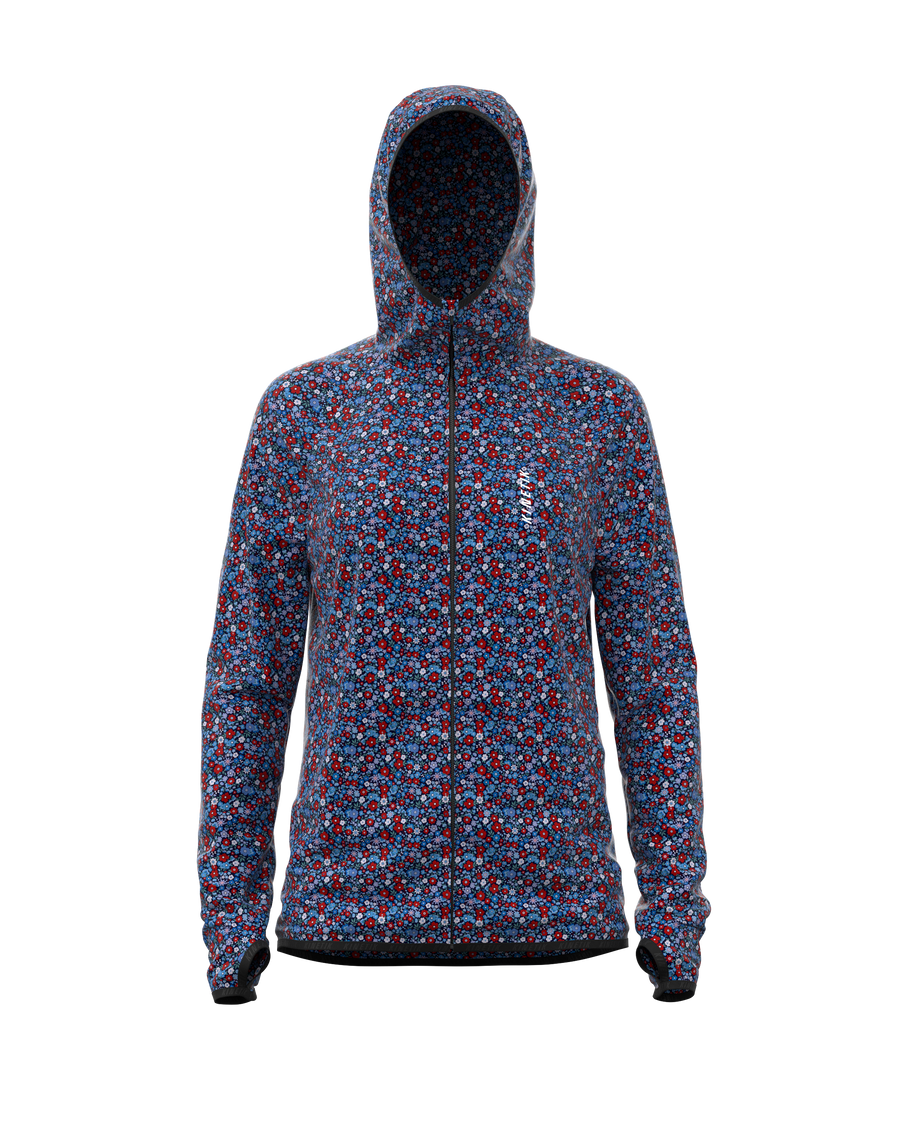 JACKET WOMEN SPEKTRAIL FLORAL PROVENCE - Vestes trail-running - 1 - kinetik-adrenalink