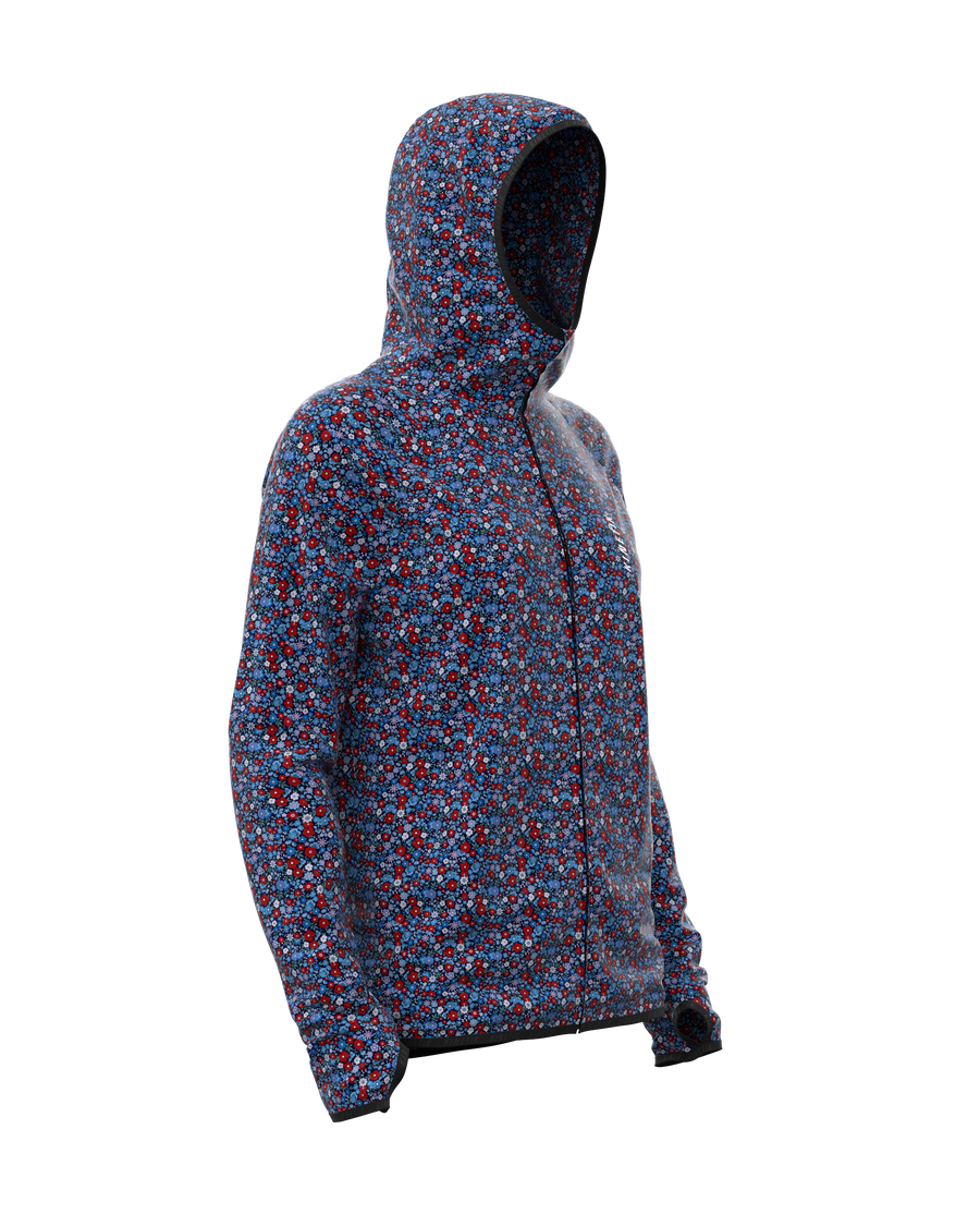 JACKET WOMEN SPEKTRAIL FLORAL PROVENCE - Vestes trail-running - 3 - kinetik-adrenalink