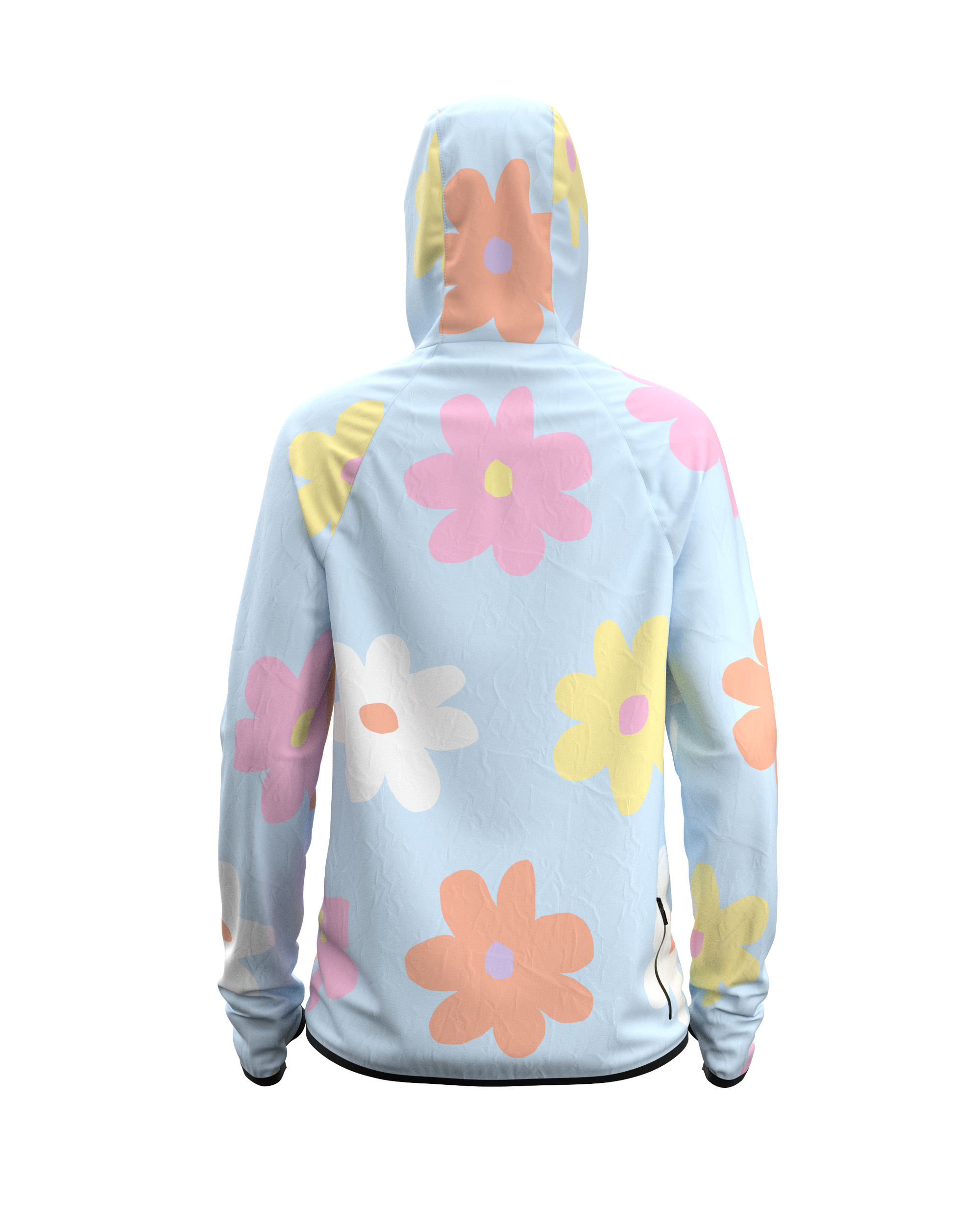 JACKET WOMEN SPEKTRAIL FLORE POWDER BLUE - Vestes trail-running - 5 - kinetik-adrenalink