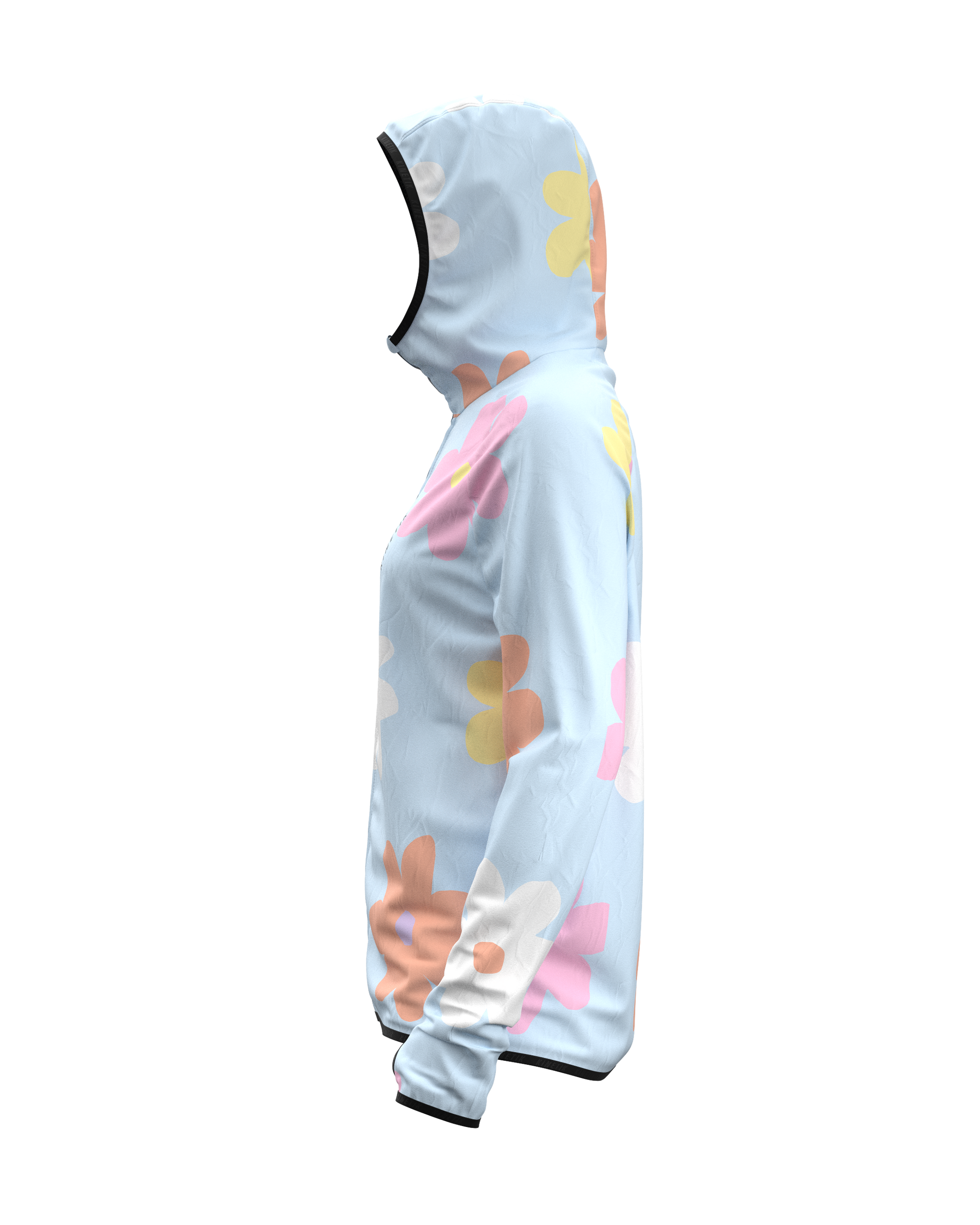 JACKET WOMEN SPEKTRAIL FLORE POWDER BLUE - Vestes trail-running - 7 - kinetik-adrenalink