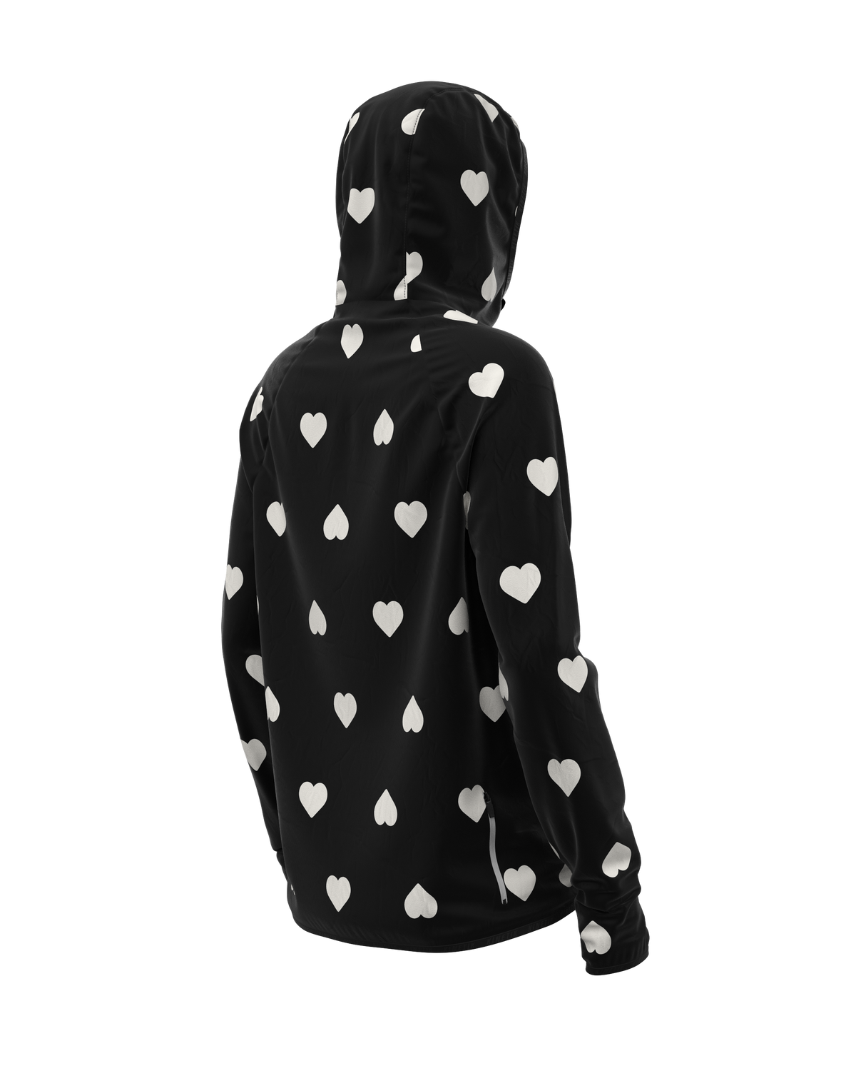 JACKET WOMEN SPEKTRAIL HEARTRUNNEUSE BLACK - Vestes trail-running - 5 - kinetik-adrenalink