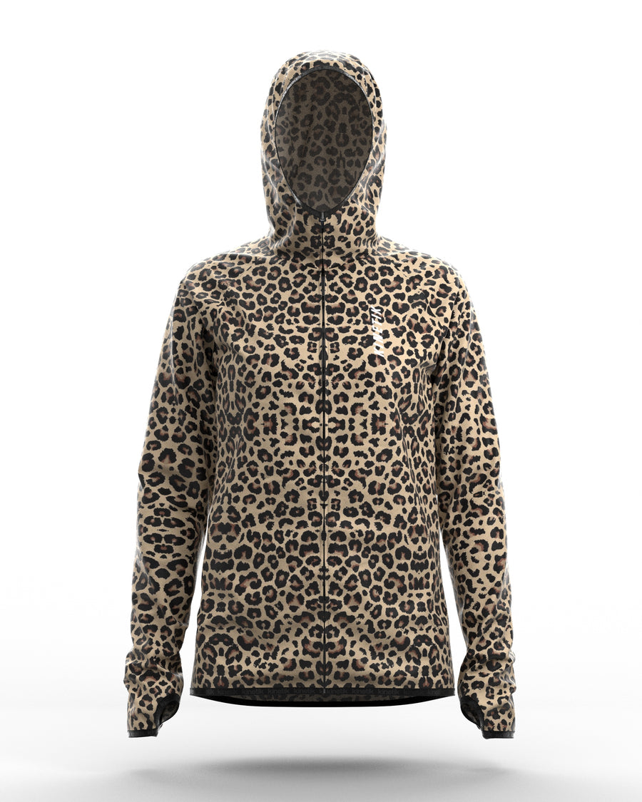 JACKET WOMEN SPEKTRAIL LEOPARD - Vestes trail-running - 1 - kinetik-adrenalink