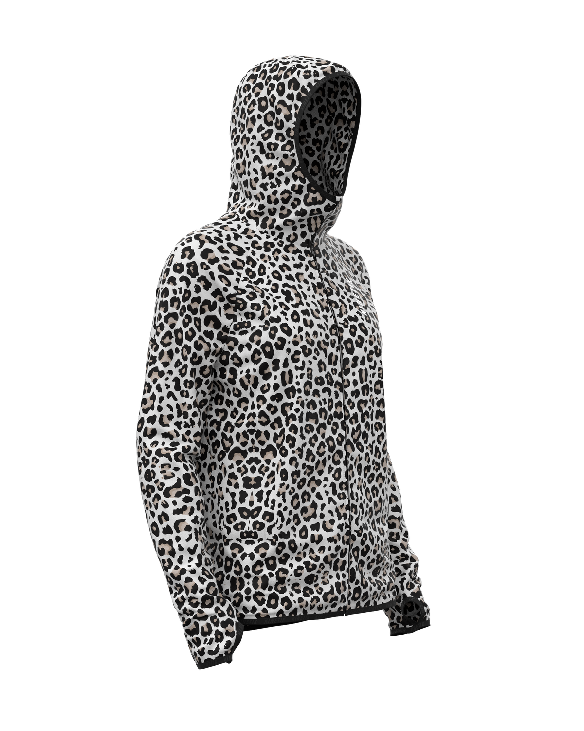 JACKET WOMEN SPEKTRAIL LEOPARD SNOW - Vestes trail-running - 3 - kinetik-adrenalink