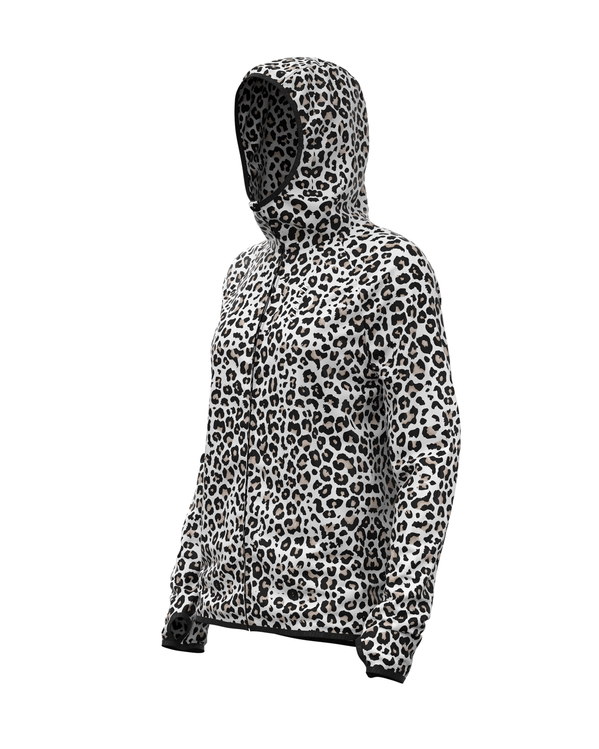 JACKET WOMEN SPEKTRAIL LEOPARD SNOW - Vestes trail-running - 9 - kinetik-adrenalink