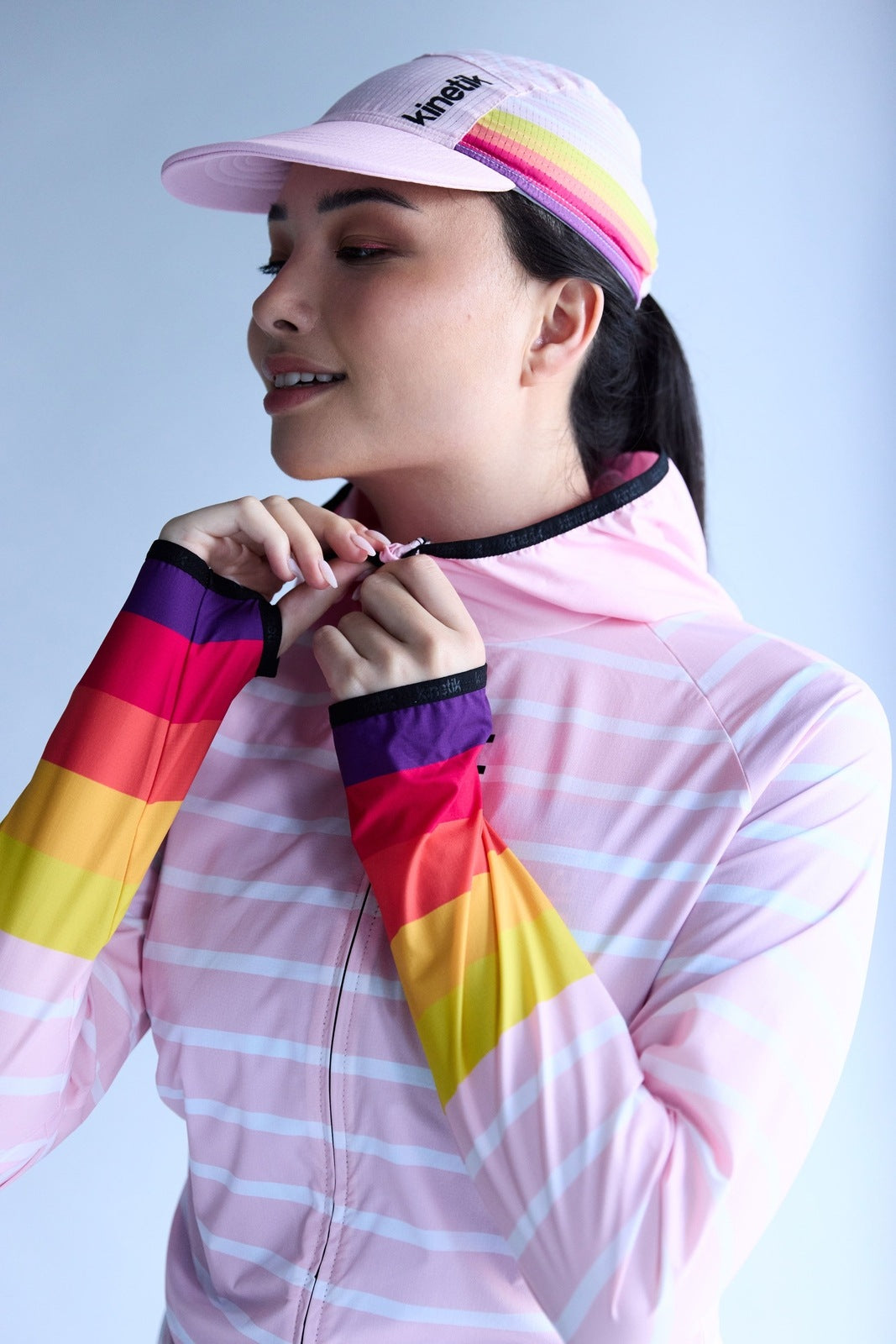 JACKET WOMEN SPEKTRAIL OCEANIK SEA PINK - Vestes trail-running - 3 - kinetik-adrenalink