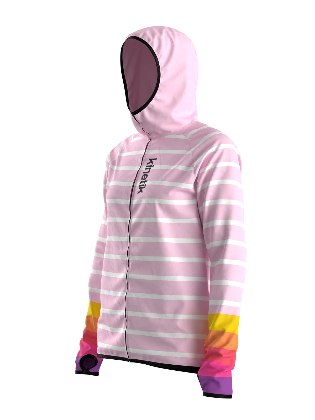 JACKET WOMEN SPEKTRAIL OCEANIK SEA PINK - Vestes trail-running - 4 - kinetik-adrenalink