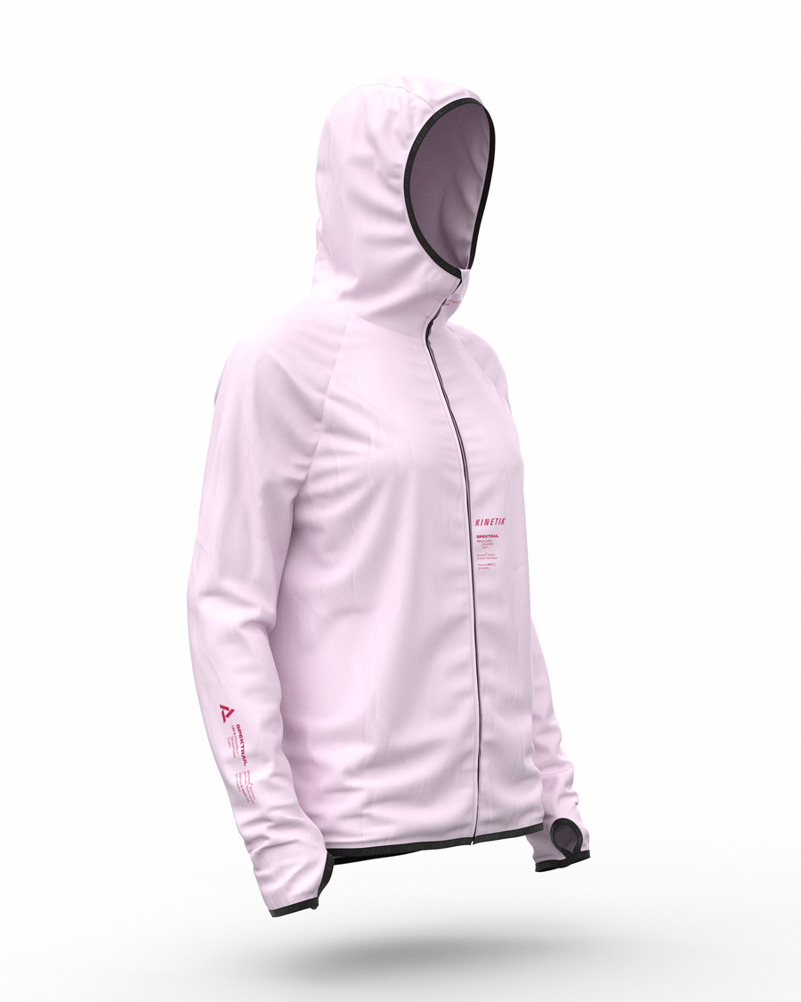 JACKET WOMEN SPEKTRAIL ROSE SHADOW - Vestes trail-running - 3 - kinetik-adrenalink