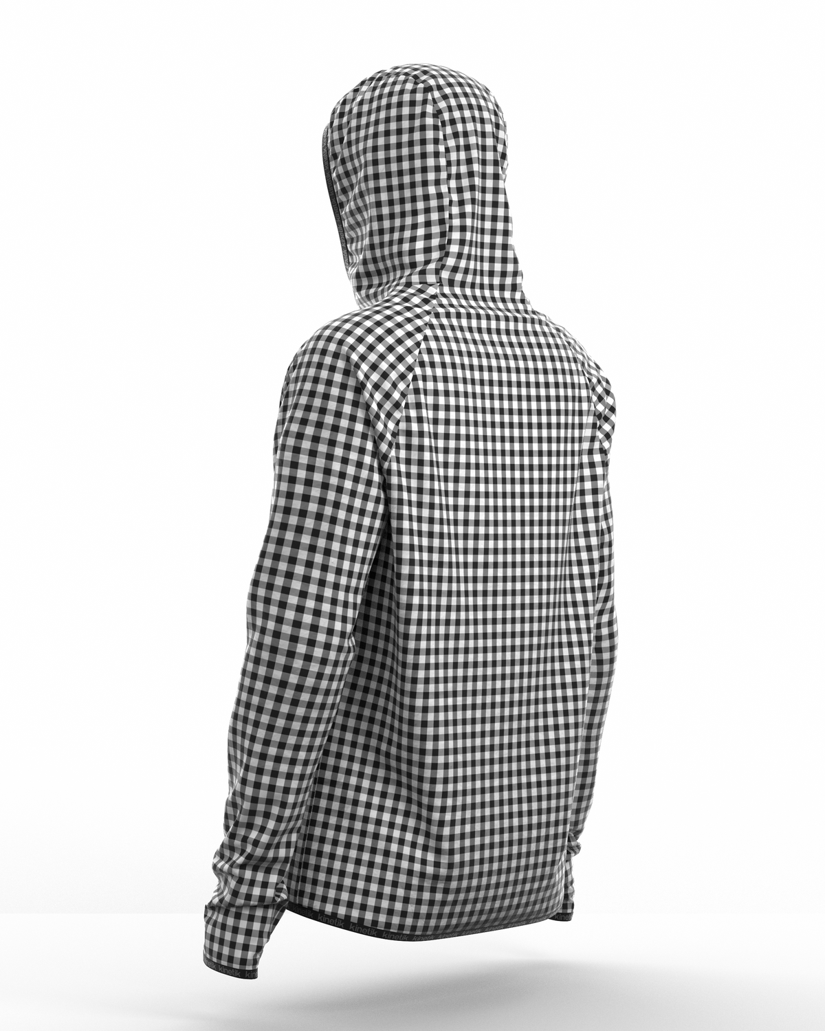 JACKET WOMEN SPEKTRAIL VICHY VELOURS BLACK - Vestes trail-running - 8 - kinetik-adrenalink