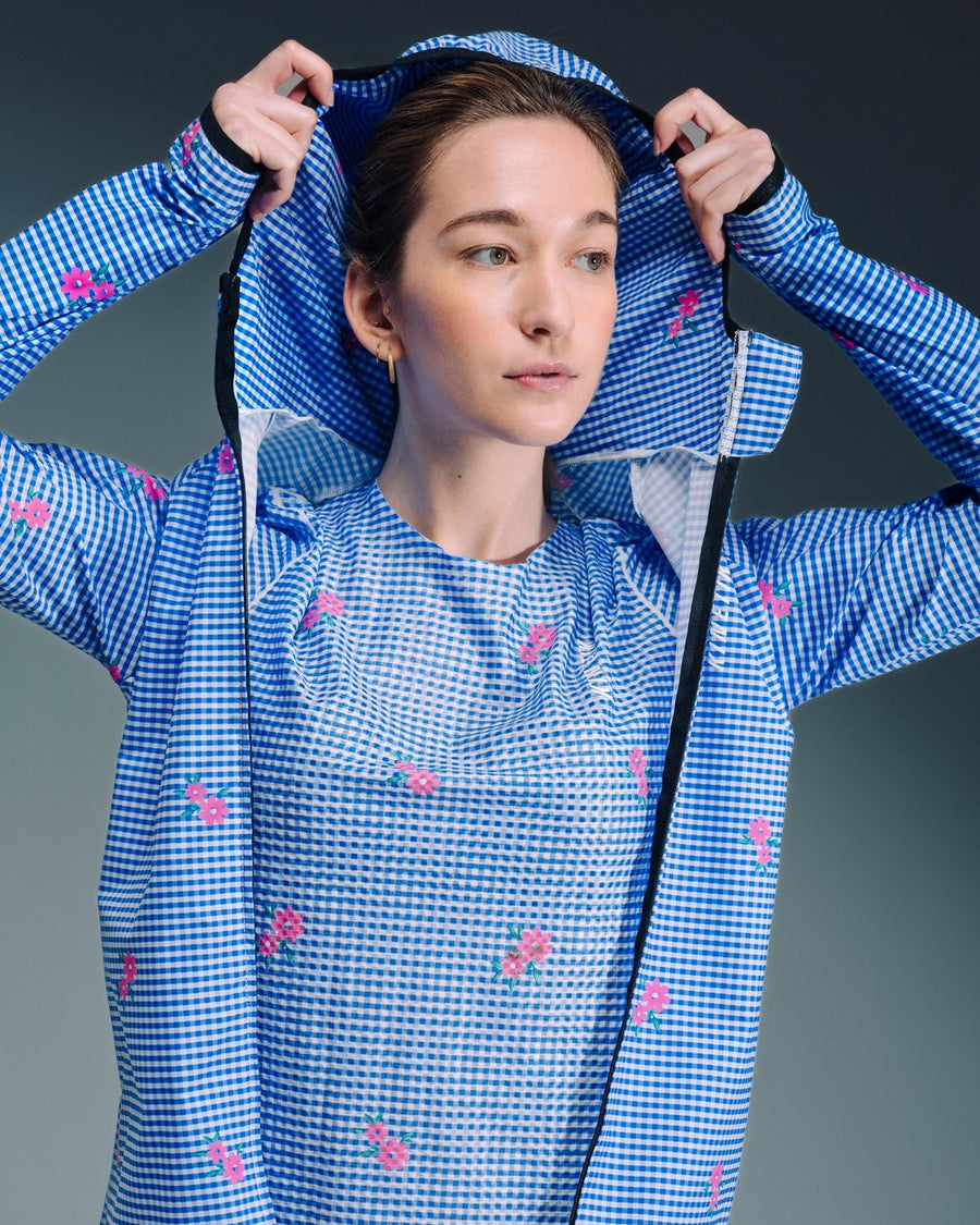 JACKET WOMEN SPEKTRAIL VICHY WILD - Vestes trail-running - 2 - kinetik-adrenalink