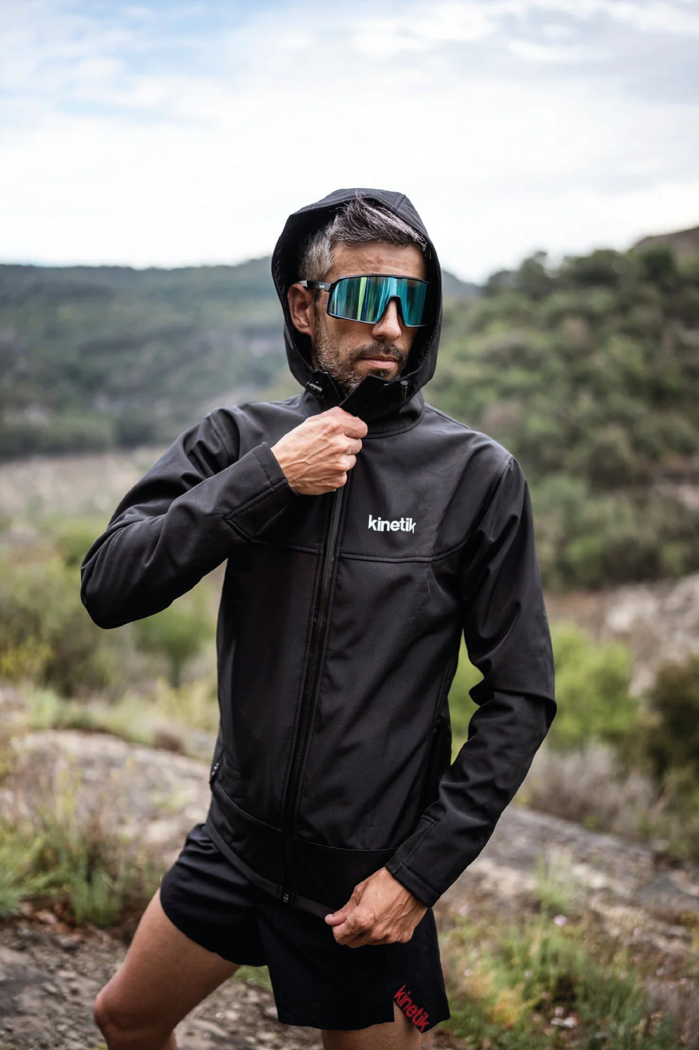AREK MEN  SOFTSHELL MEN  Trail Running Jackets - 1 - kinetik