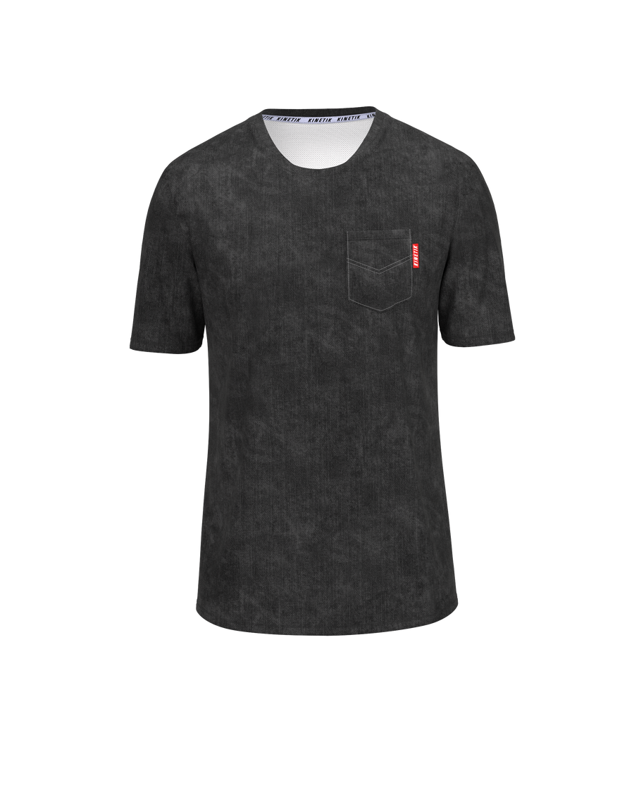 Maillot trail running Mavrik homme Denim Black – vue 2 – Kinetik Adrenalink