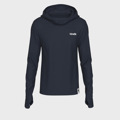 MERINOWOOL MEN BASLAYER HOODY NAVY