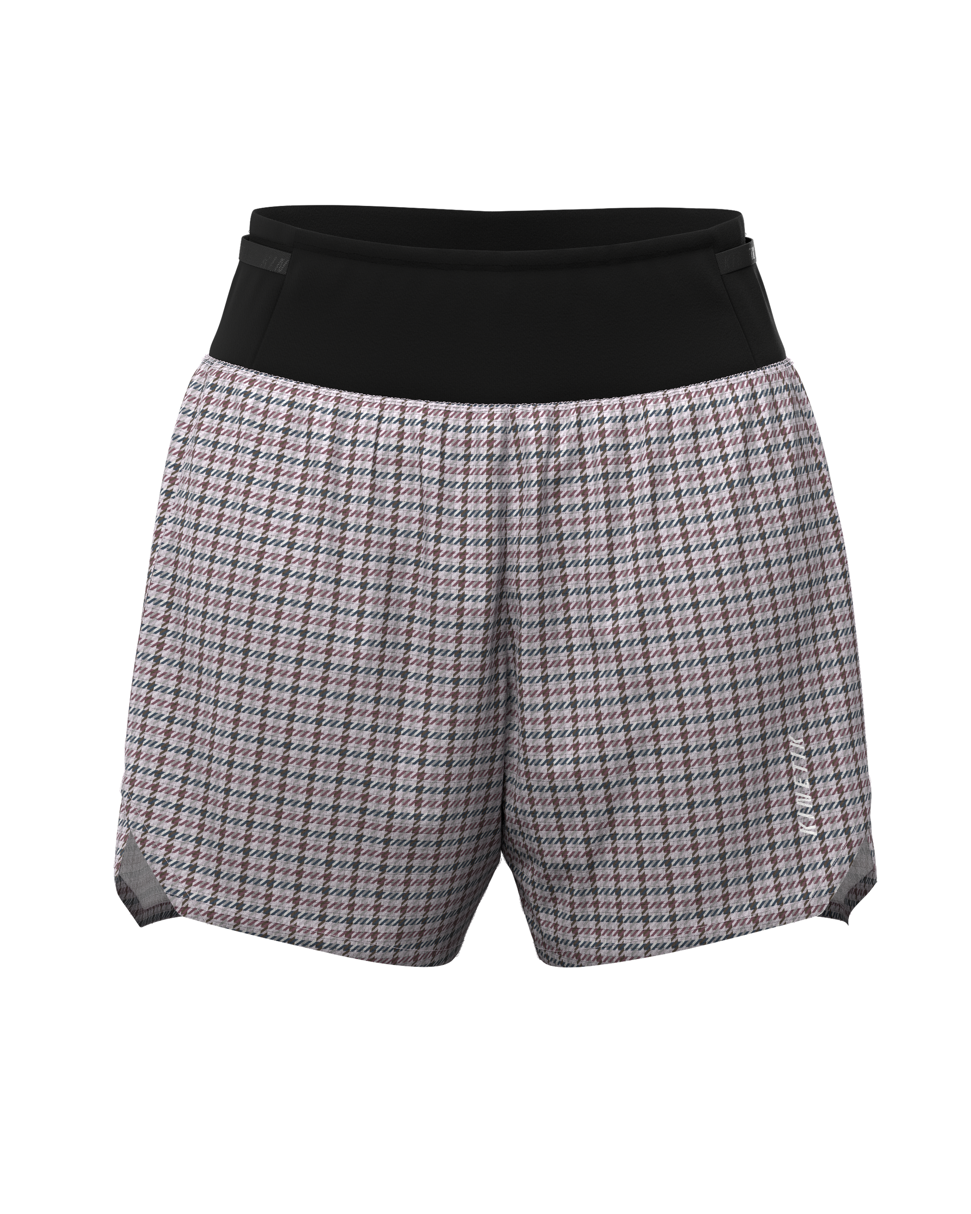AEROK  PIED DE POULE- Pantalones cortos de trail running para mujer conkinetik