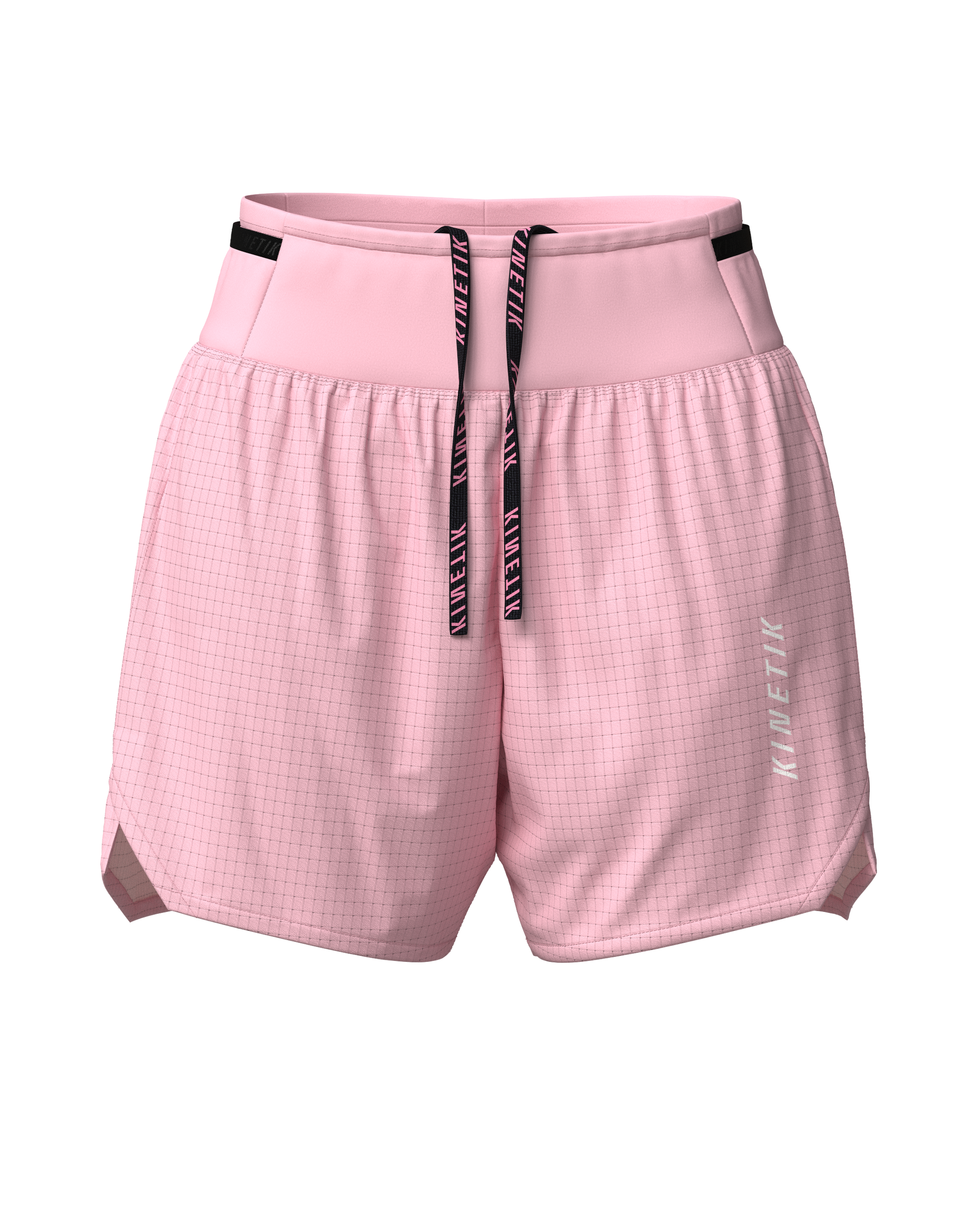 AEROK ROSE SHADOW—Women's Multi-Pocket Trail Running Shorts—kinetik