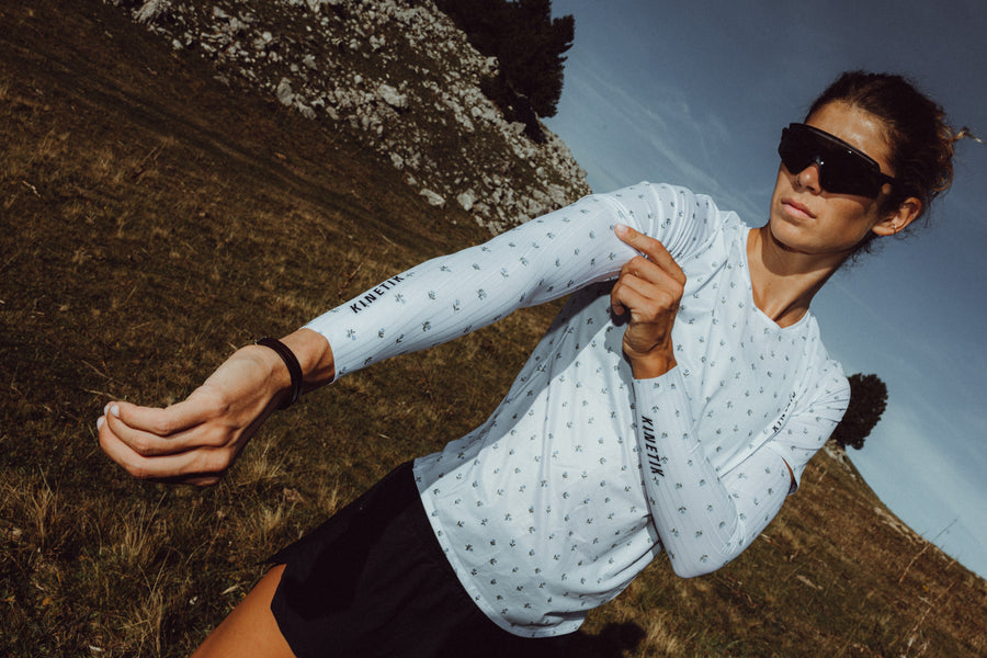 ARMWARMERS BLEUET