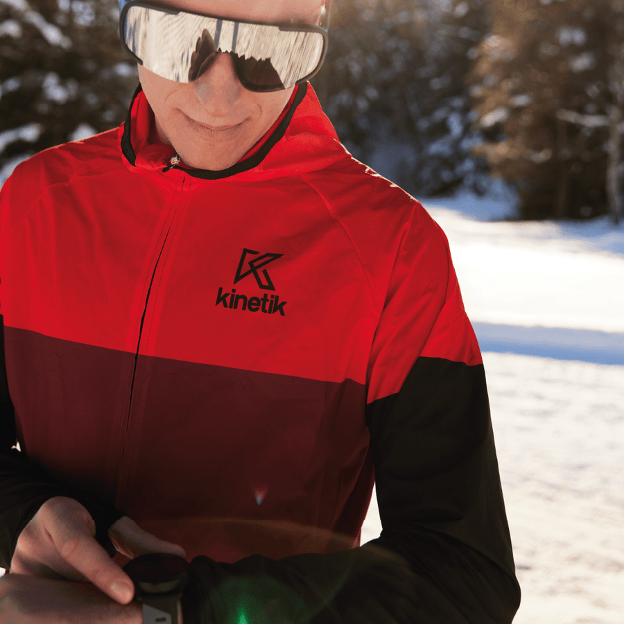 Men's Burgundy Red Spektrail Jacket