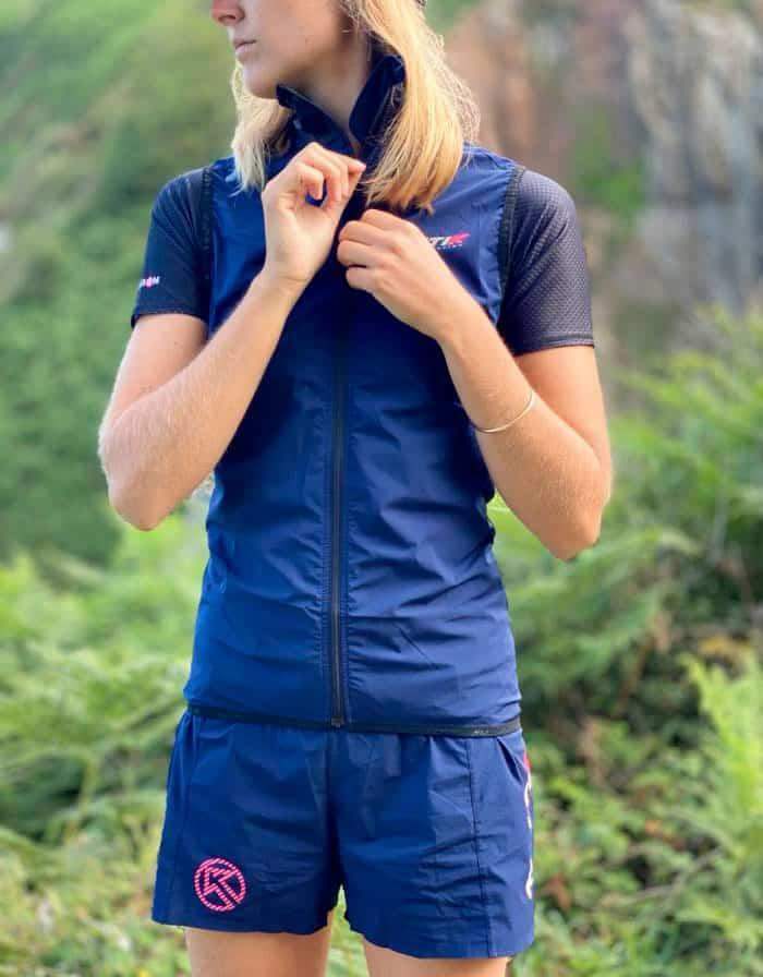 DRAKE SL NAVY WOMEN - Vestes trail-running - 3 - kinetik-adrenalink